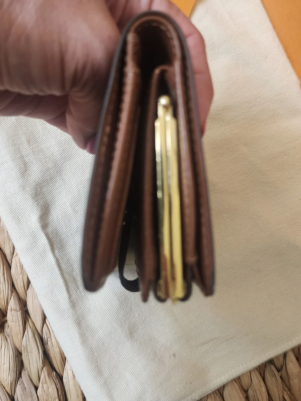 Louis Vuitton Monogram Small Wallet in Brown